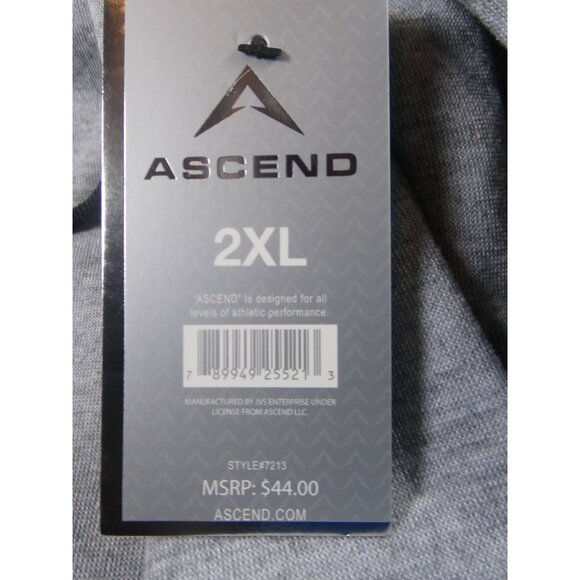 Ascend Men's Gray Pullover Hoodie Size 2XL - Picture 9 of 10